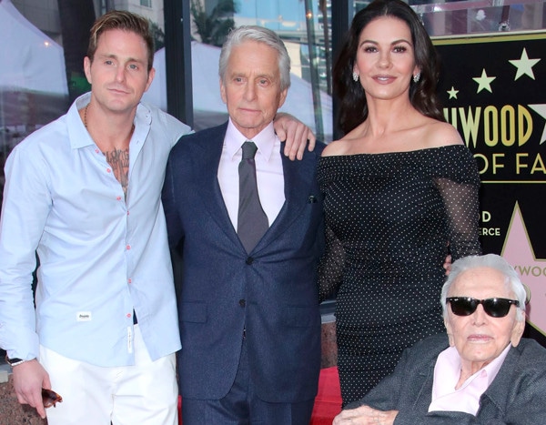 Kirk Douglas, 101, Attends Michael Douglas' Walk of Fame Ceremony